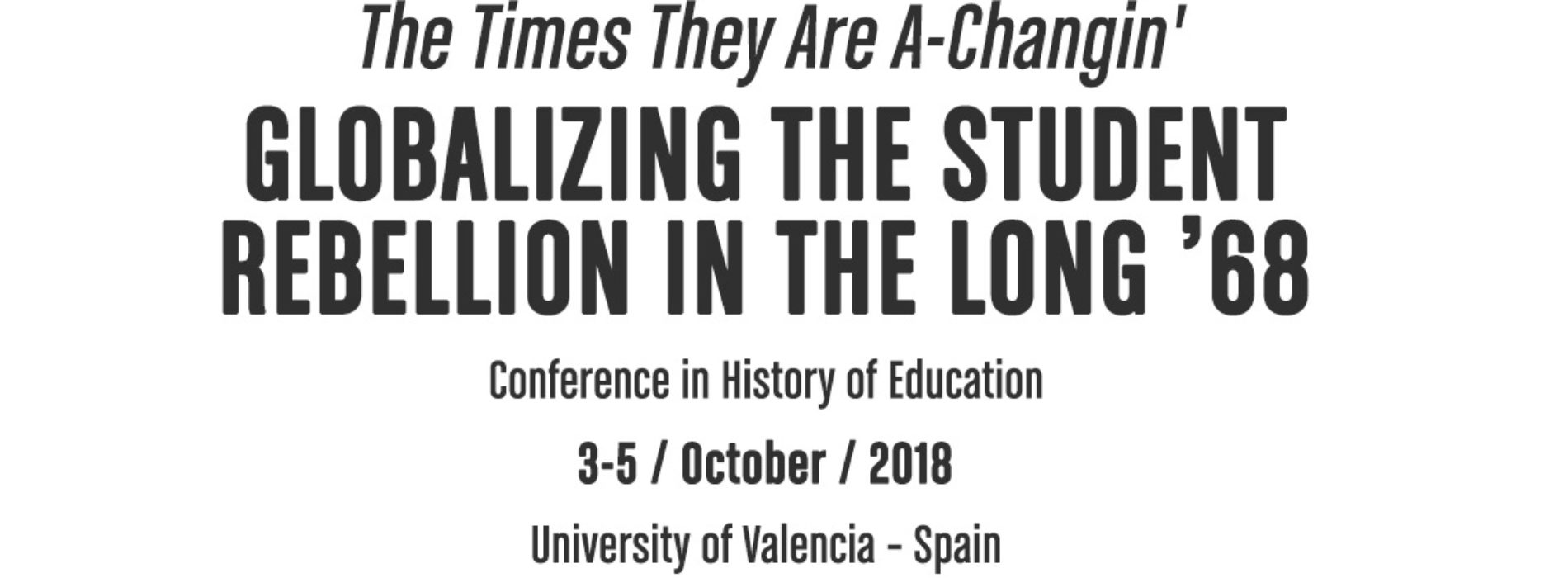 CFP: Globalizing the student rebellion in the long ’68. Deadline Apr. 4 2018