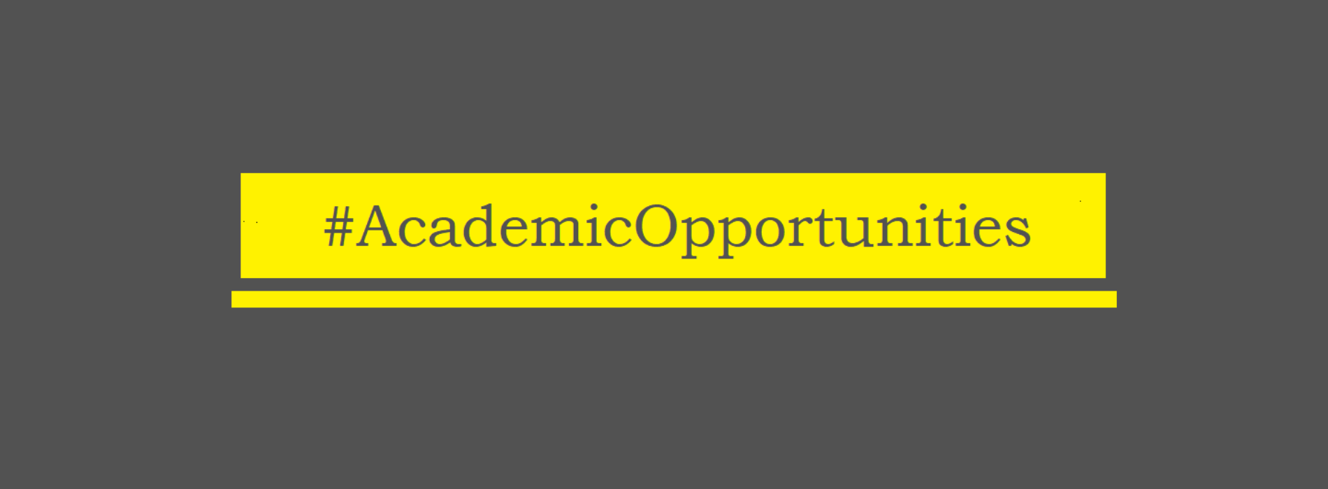 Academic opportunities